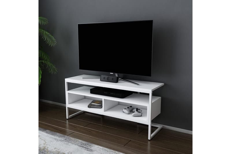 Desgrar TV-Bord 110x49,9 cm - Hvid - Møbler - TV borde & mediemøbler - TV-borde