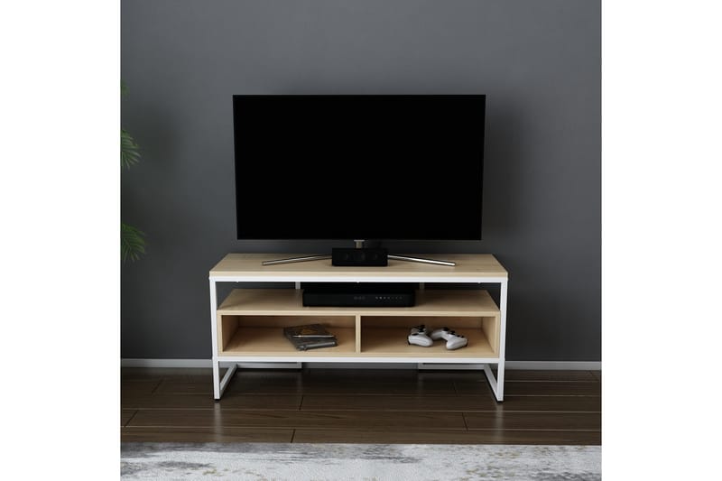 Desgrar TV-Bord 110x49,9 cm - Hvid - Møbler - TV borde & mediemøbler - TV-borde