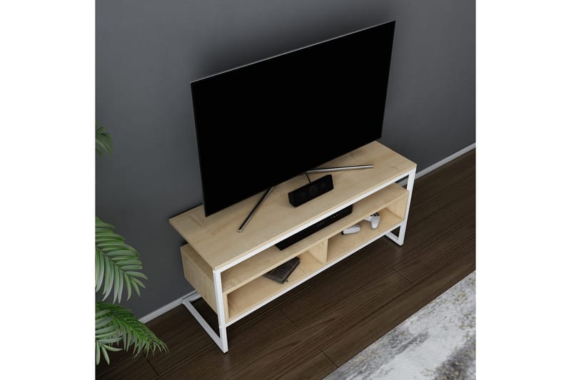 Desgrar TV-Bord 110x49,9 cm - Hvid - M�øbler - TV borde & mediemøbler - TV-borde