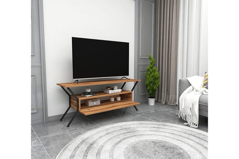 Desgrar TV-Bord 124x54 cm - Brun - Møbler - TV borde & mediemøbler - TV-borde