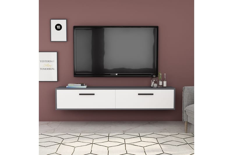 Desgrar TV-Bord 150x45 cm - Antracit - Møbler - TV borde & mediemøbler - TV-borde