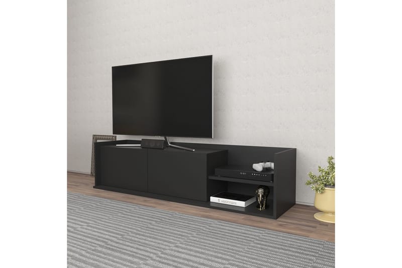 Desgrar TV-Bord 160x36,8 cm - Antracit - Møbler - TV borde & mediemøbler - TV-borde