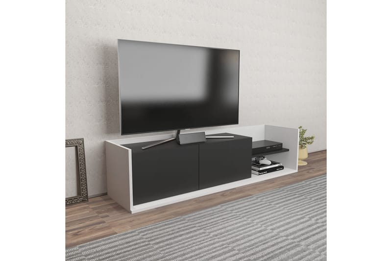 Desgrar TV-Bord 160x36,8 cm - Hvid - Møbler - TV borde & mediemøbler - TV-borde