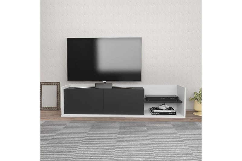 Desgrar TV-Bord 160x36,8 cm - Hvid - Møbler - TV borde & mediemøbler - TV-borde