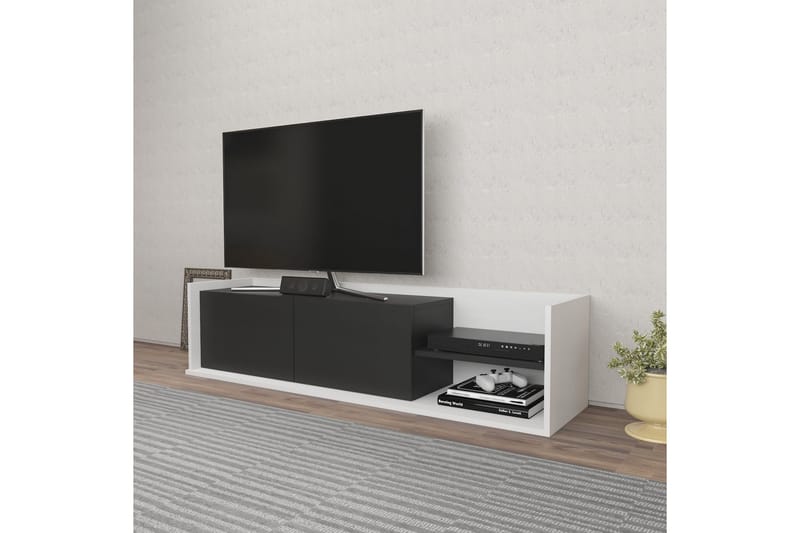 Desgrar TV-Bord 160x36,8 cm - Hvid - Møbler - TV borde & mediemøbler - TV-borde