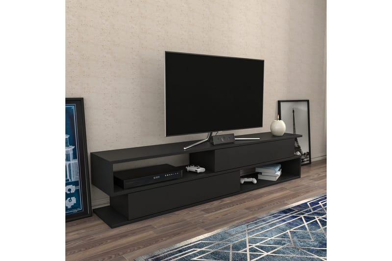 Desgrar TV-Bord 160x38,6 cm - Antracit - Møbler - TV borde & mediemøbler - TV-borde