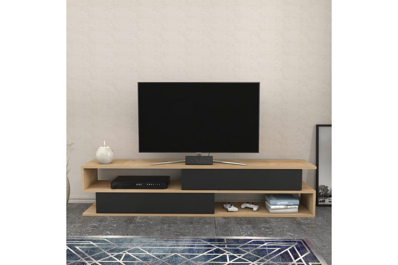 Desgrar TV-Bord 160x38,6 cm - Brun - Møbler - TV borde & mediemøbler - TV-borde