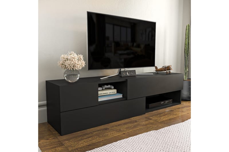 Desgrar TV-Bord 160x40 cm - Antracit - Møbler - TV borde & mediemøbler - TV-borde