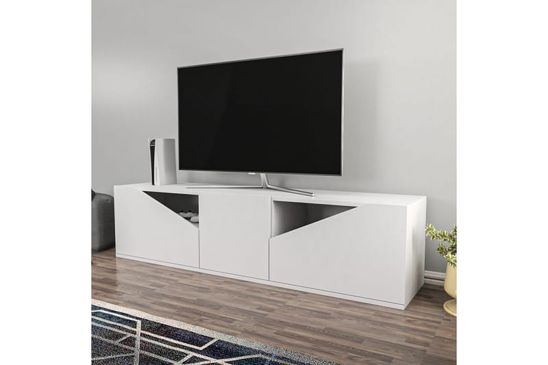 Desgrar TV-Bord 160x40 cm - Hvid - Møbler - TV borde & mediemøbler - TV-borde