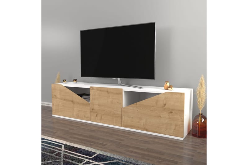 Desgrar TV-Bord 160x40 cm - Hvid - Møbler - TV borde & mediemøbler - TV-borde