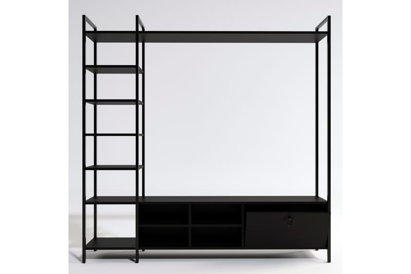 Evrenli TV-Bord 180 cm - Sort - Møbler - TV borde & mediemøbler - TV-borde