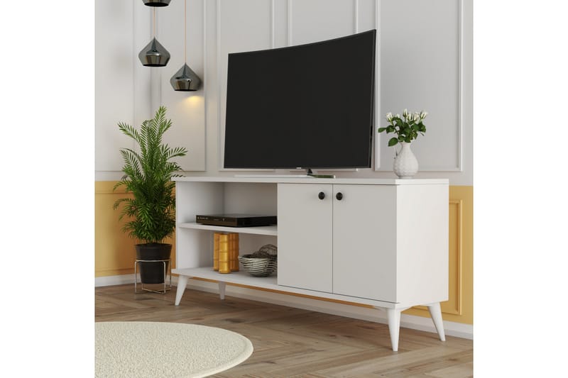 Feller TV-Bord 138 cm - Hvid - Møbler - TV borde & mediemøbler - TV-borde