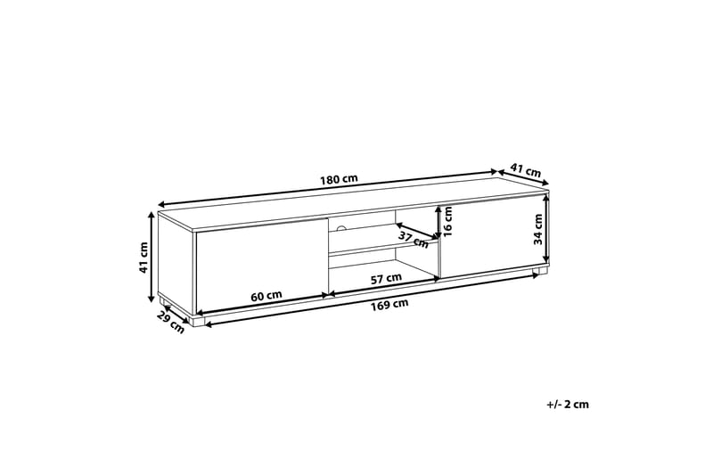 Filteau TV-Bord 180 cm - Træ/natur - Møbler - TV borde & mediemøbler - TV-borde