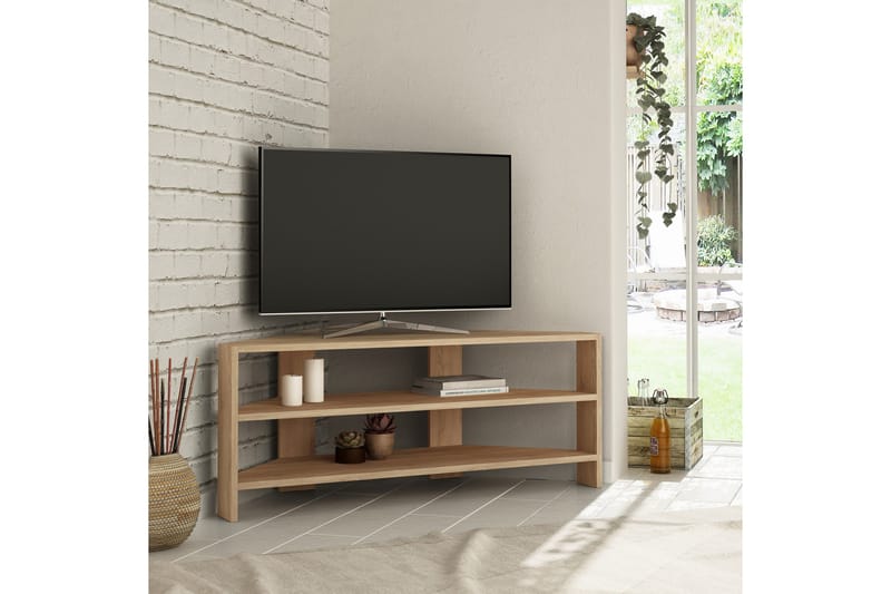 Homitis TV-bænk 114 cm - Eg - Møbler - TV borde & mediemøbler - TV-borde