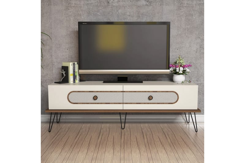 Hovdane TV-Bord 145 cm - Brun - TV-borde