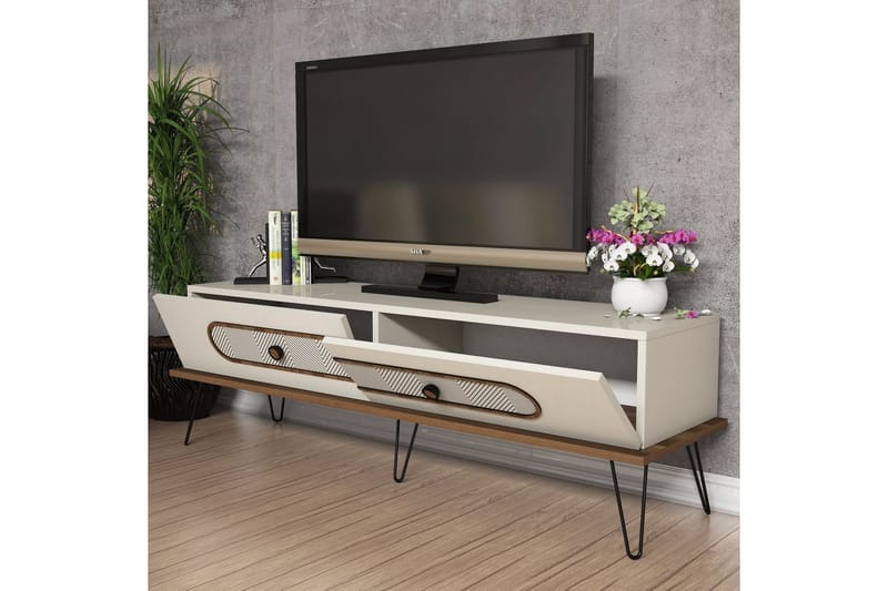 Hovdane TV-Bord 145 cm - Brun - TV-borde