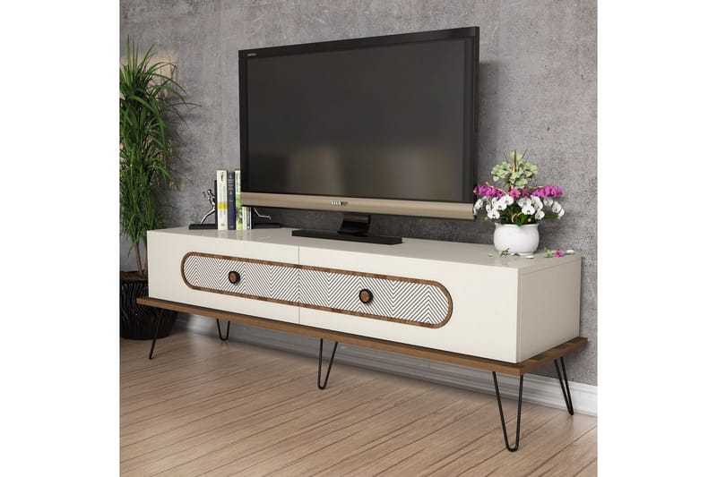 Hovdane TV-Bord 145 cm - Brun - Møbler - TV borde & mediemøbler - TV-borde