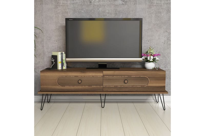 Hovdane TV-Bord 145 cm - Brun - Møbler - TV borde & mediemøbler - TV-borde