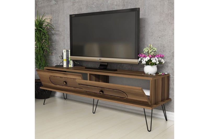 Hovdane TV-Bord 145 cm - Brun - Møbler - TV borde & mediemøbler - TV-borde