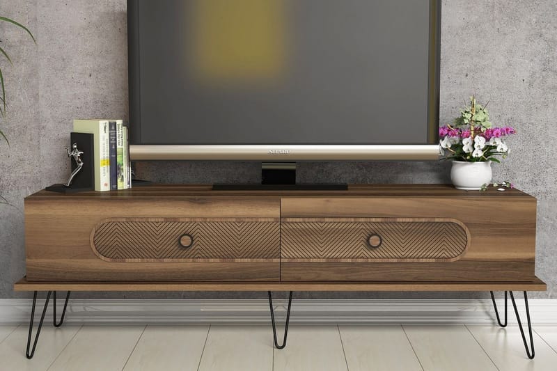 Hovdane TV-Bord 145 cm - Brun - Møbler - TV borde & mediemøbler - TV-borde