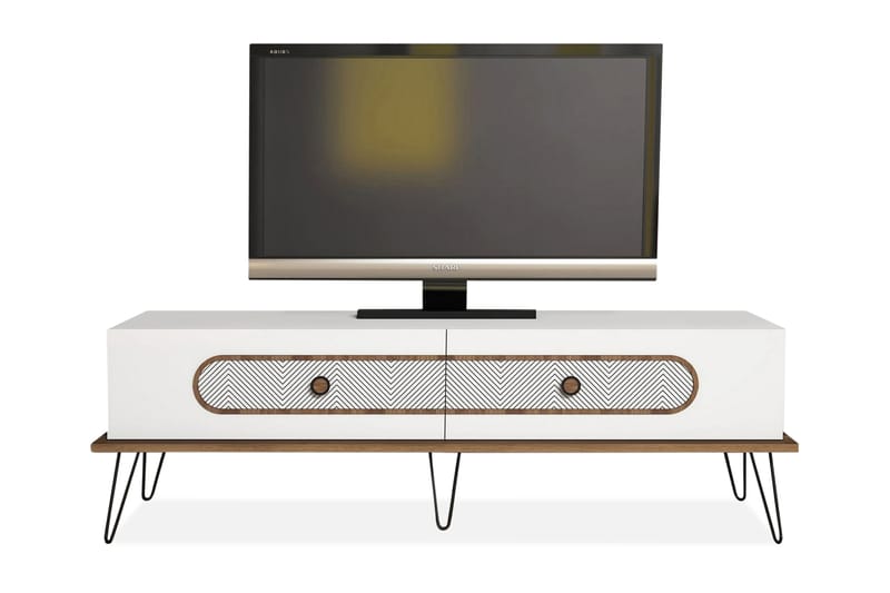 Hovdane TV-Bord 145 cm - Hvid - Møbler - TV borde & mediemøbler - TV-borde