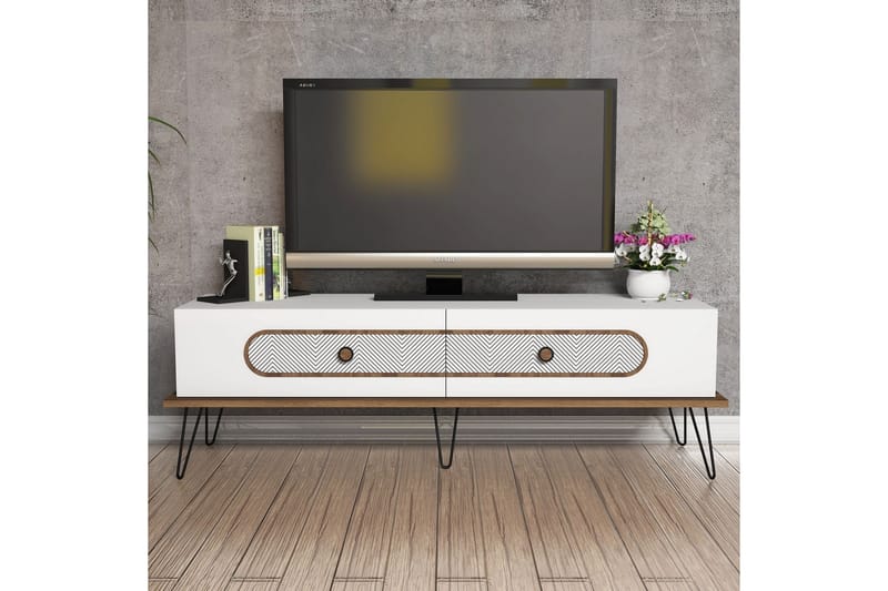 Hovdane TV-Bord 145 cm - Hvid - Møbler - TV borde & mediemøbler - TV-borde