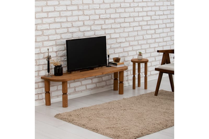 Ida TV-Bord 140 cm - Brun - Møbler - TV borde & mediemøbler - TV-borde