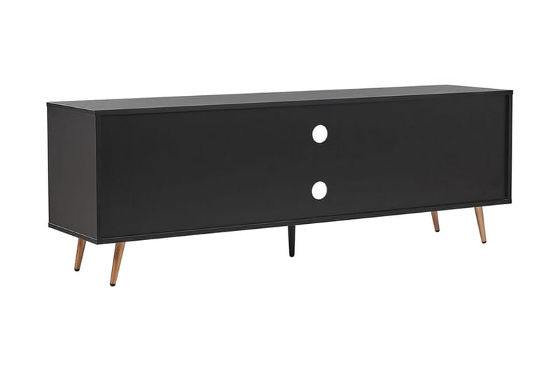 Indio TV-bord 166x40 cm - Sort - Møbler - TV borde & mediemøbler - TV-borde