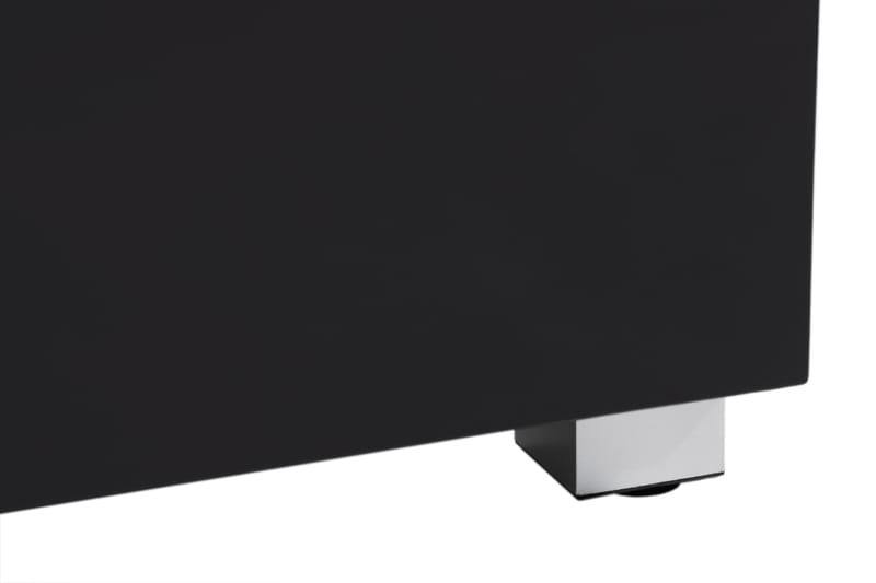 Jugansbo TV-Bord 200 cm LED-belysning - Sort - Møbler - TV borde & mediemøbler - TV-borde