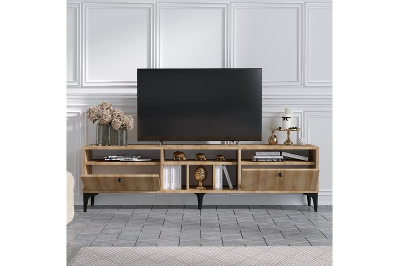 Lanzano TV-Bord 180 cm - Natur - Møbler - TV borde & mediemøbler - TV-borde