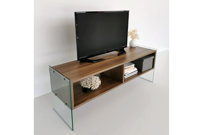 Lekkenne TV-Bord 122 cm - Brun - Møbler - TV borde & mediemøbler - TV-borde