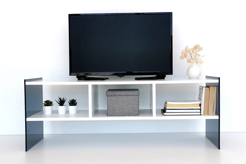 Lekkenne TV-Bord 122 cm - Hvid - Møbler - TV borde & mediemøbler - TV-borde