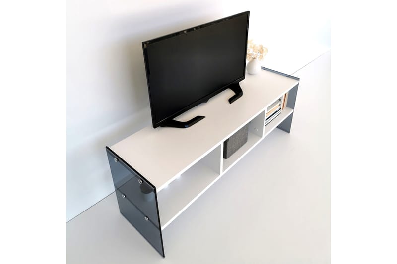 Lekkenne TV-Bord 122 cm - Hvid - Møbler - TV borde & mediemøbler - TV-borde