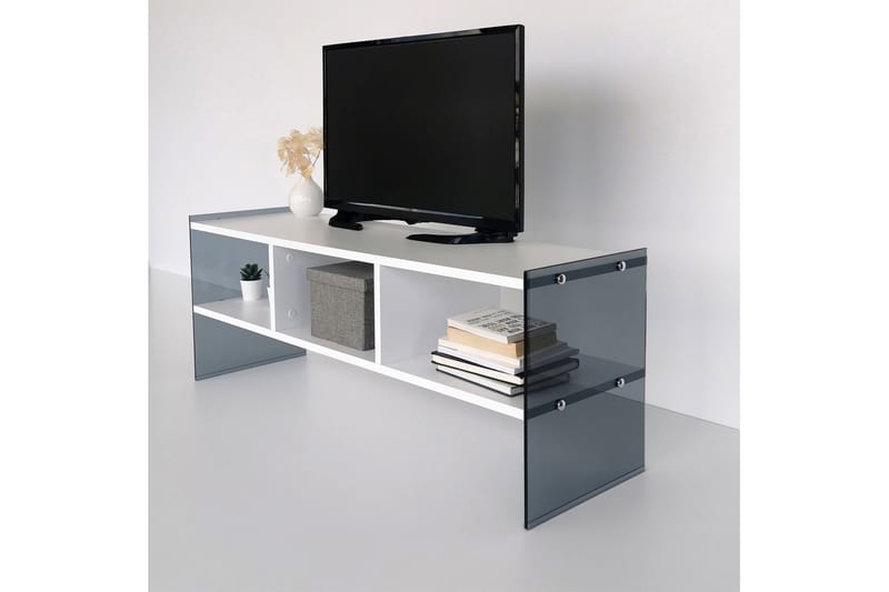 Lekkenne TV-Bord 122 cm - Hvid - Møbler - TV borde & mediemøbler - TV-borde