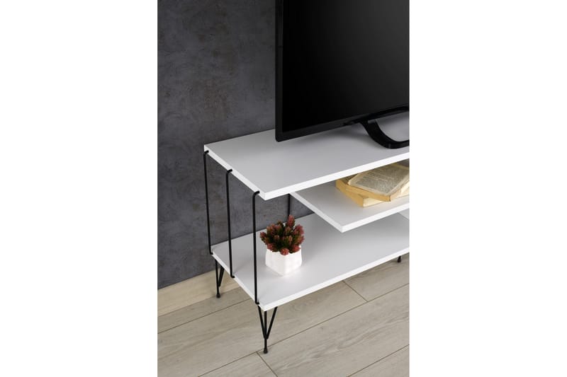 Leopoldis TV-bord 120 cm - Hvid - Møbler - TV borde & mediemøbler - TV-borde