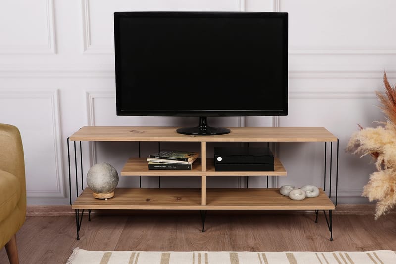 Leopoldis TV-bord 120 cm - Natur - Møbler - TV borde & mediemøbler - TV-borde