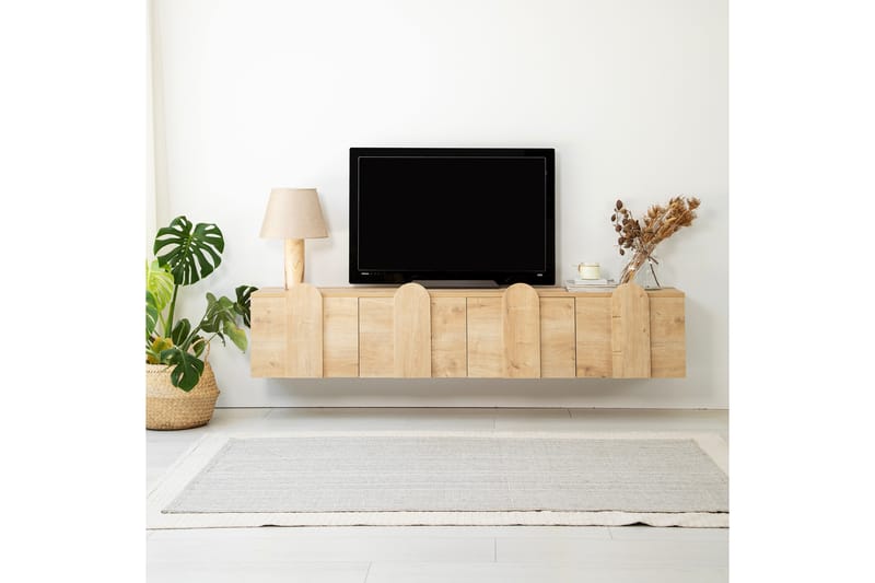 Malpani TV-Bord 180 cm - Oak - Møbler - TV borde & mediemøbler - TV-borde