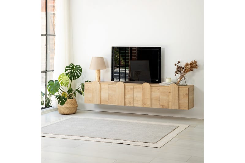 Malpani TV-Bord 180 cm - Oak - Møbler - TV borde & mediemøbler - TV-borde