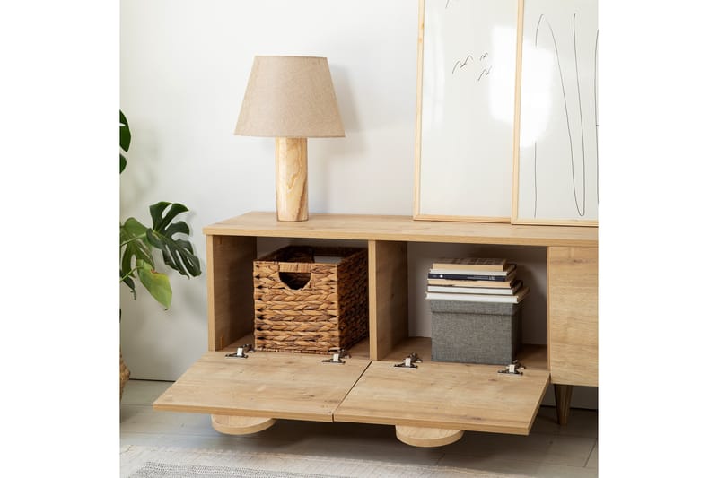 Malpani TV-Bord 180 cm - Oak - Møbler - TV borde & mediemøbler - TV-borde