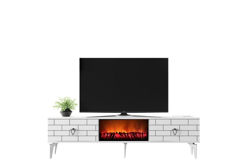 Mangla TV-Bord 150 cm - Hvid - Møbler - TV borde & mediemøbler - TV-borde