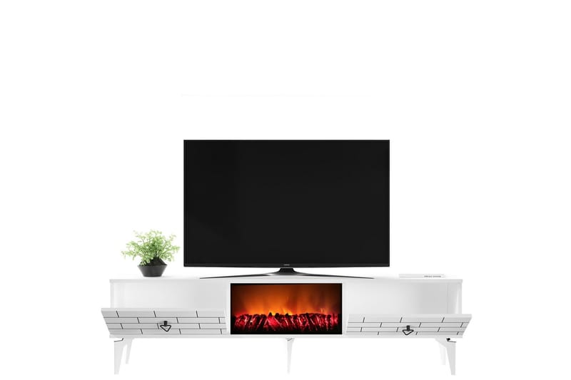 Mangla TV-Bord 150 cm - Hvid - Møbler - TV borde & mediemøbler - TV-borde