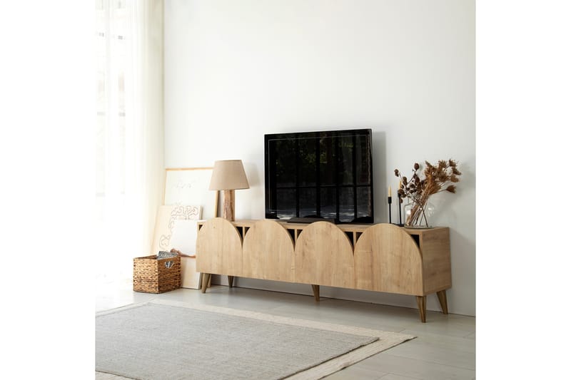 Mesta TV-Bord 180 cm - Oak - Møbler - TV borde & mediemøbler - TV-borde