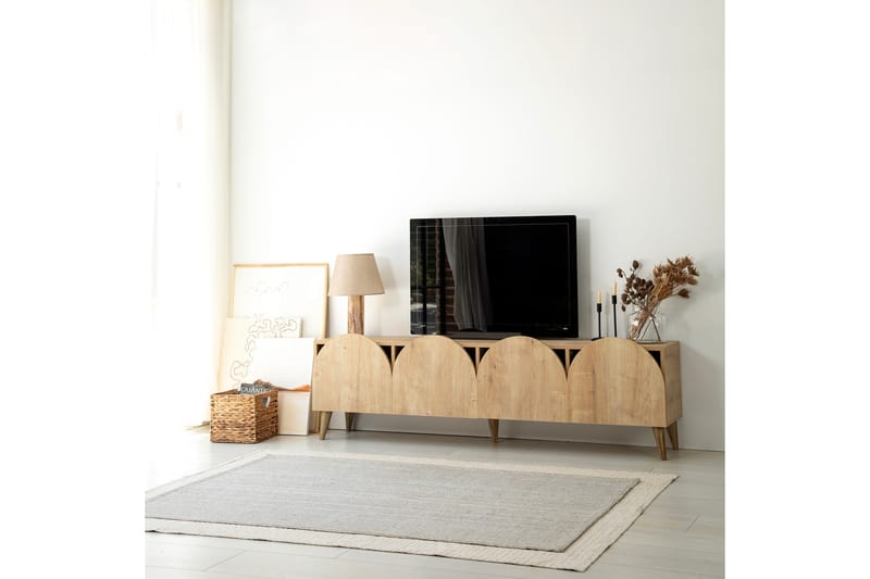 Mesta TV-Bord 180 cm - Oak - Møbler - TV borde & mediemøbler - TV-borde