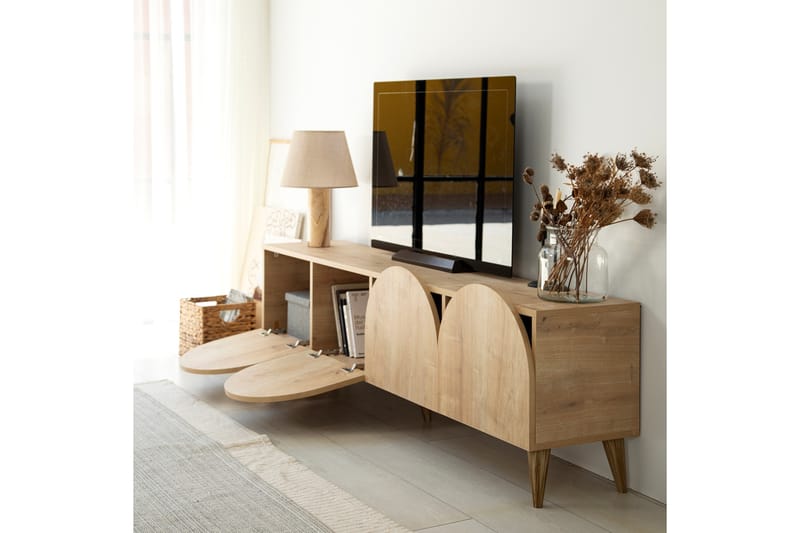 Mesta TV-Bord 180 cm - Oak - Møbler - TV borde & mediemøbler - TV-borde