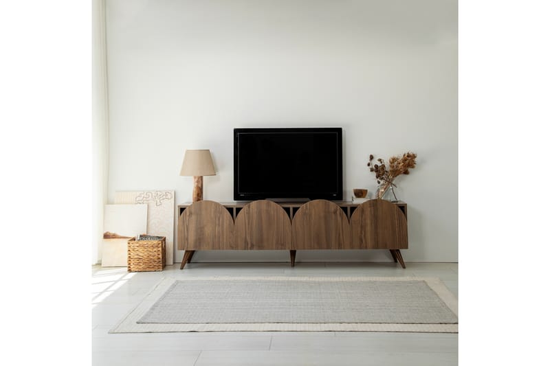 Mesta TV-Bord 180 cm - Valnød finér - Møbler - TV borde & mediemøbler - TV-borde