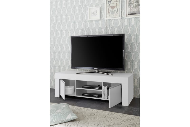 Midas TV-bord 138 cm - Hvid - Møbler - TV borde & mediemøbler - TV-borde