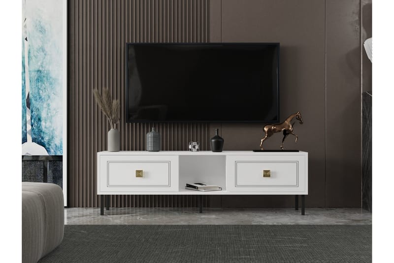 Preet TV-Bord 150 cm - Guld - Møbler - TV borde & mediemøbler - TV-borde