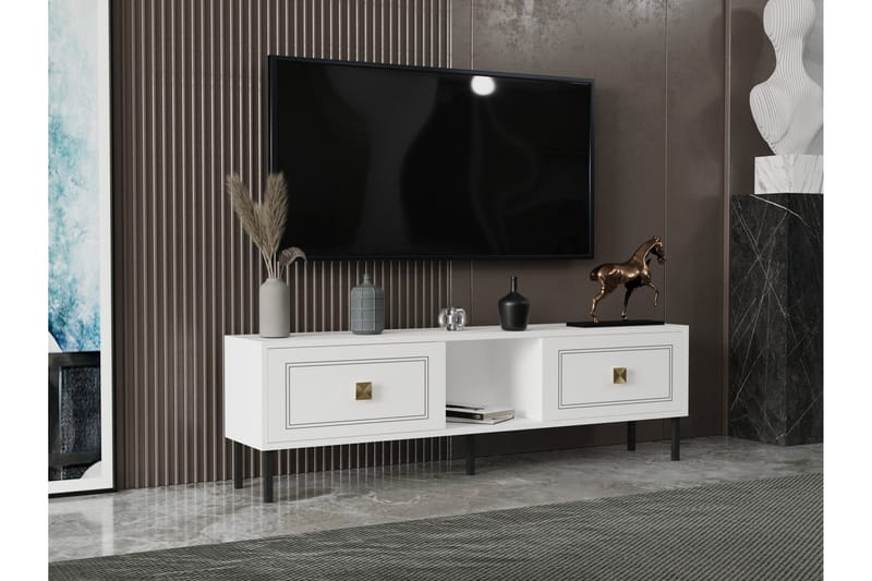 Preet TV-Bord 150 cm - Guld - Møbler - TV borde & mediemøbler - TV-borde