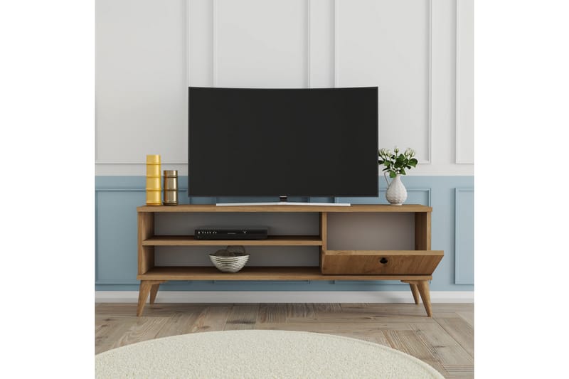 Reyne TV-Bord 120 cm - Natur - Møbler - TV borde & mediemøbler - TV-borde