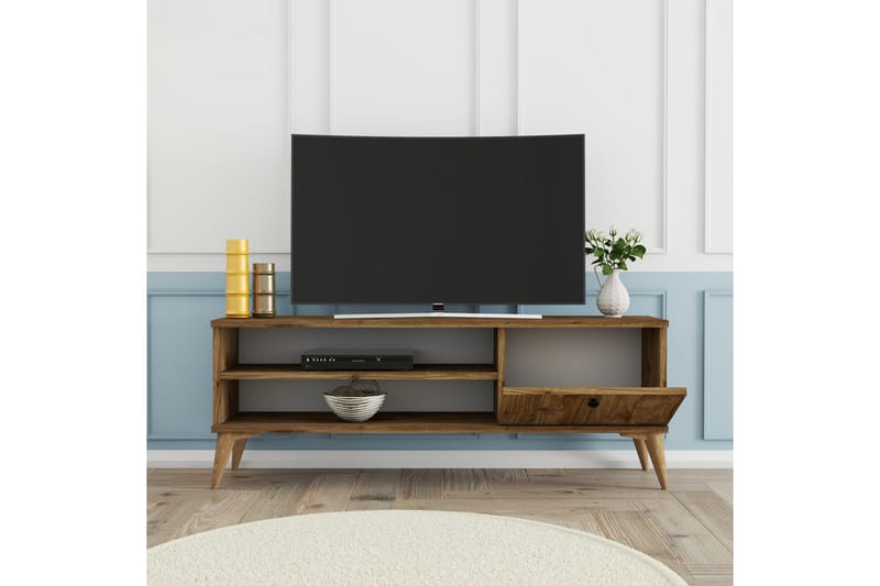 Reyne TV-bord 120 cm - Valnød - Møbler - TV borde & mediemøbler - TV-borde